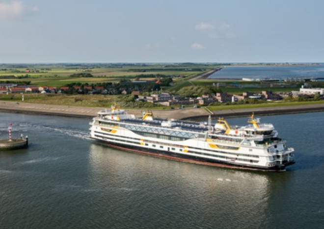 Veerboot tussen Texel en Den helder