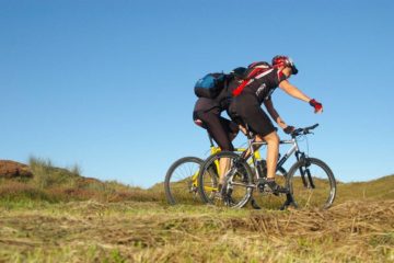Fietsen op het eiland